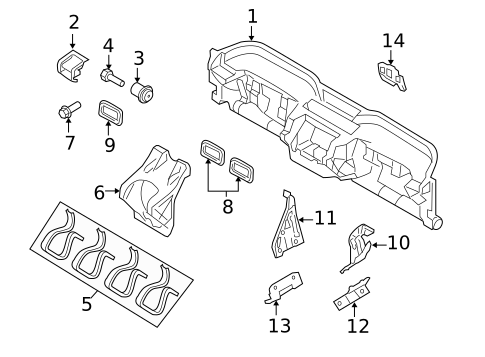 Instrument Panel for 2008 Volvo V50 #0