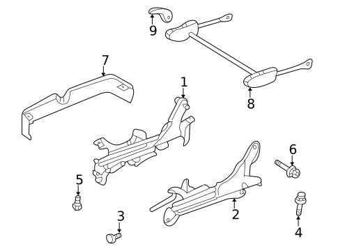 Tracks & Components for 2005 Dodge Stratus #1