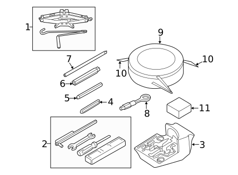 Jack & Components for 2016 Porsche Panamera #1