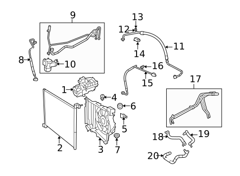 Radiator & Components for 2009 Dodge Durango #2