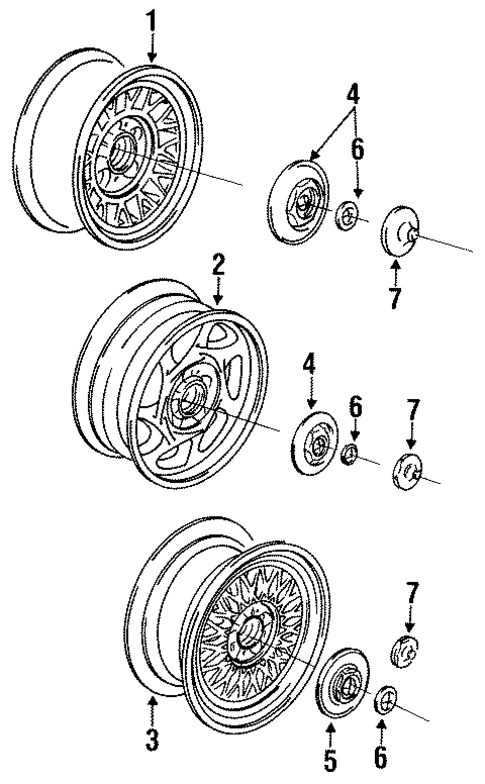 Wheels & Trim for 1991 BMW 850i #0
