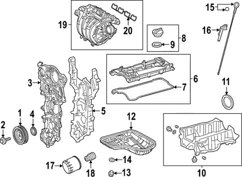 Engine Parts for 2025 Toyota Corolla Cross #0