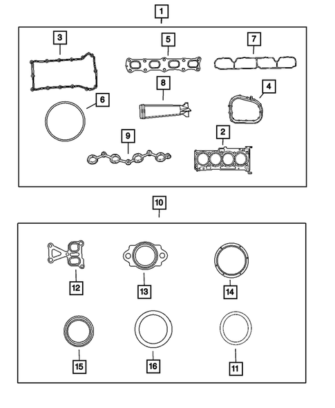 Engine Identification, Service Engines & Engine Service Kits for 2011 Chrysler 200 #0