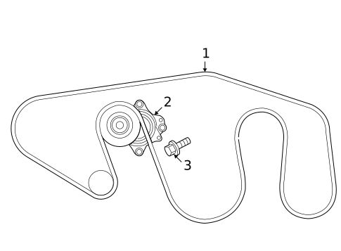 Belts & Pulleys for 2009 Nissan Xterra #0
