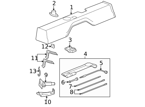 Jack & Components for 2008 Chevrolet Silverado 1500 #1