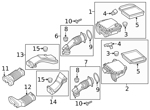 Air Intake for 2018 Mercedes-Benz GLE550e #0
