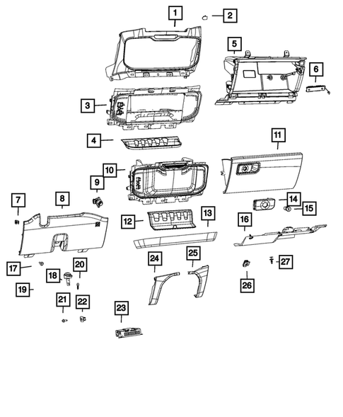 Instrument Panel for 2021 Ram 2500 #2