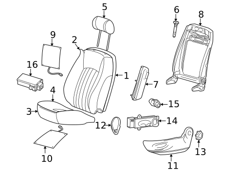 Power Seats for 2003 Jaguar X-Type #1