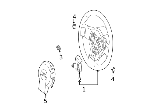 Steering Wheel & Trim for 2007 Nissan 350Z #0