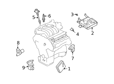 Ignition System for 2002 INFINITI I35 #0