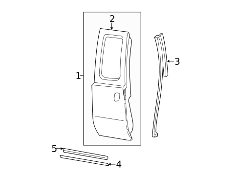 Door & Components for 2012 Ford F-350 Super Duty #2