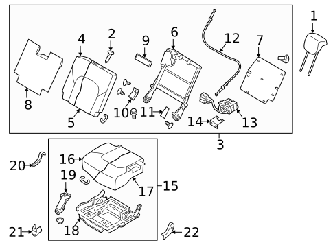Third Row Seats for 2022 Nissan Armada #1