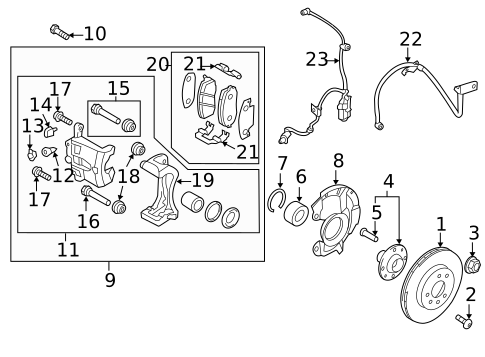 Front Brakes for 2014 Hyundai Accent #0
