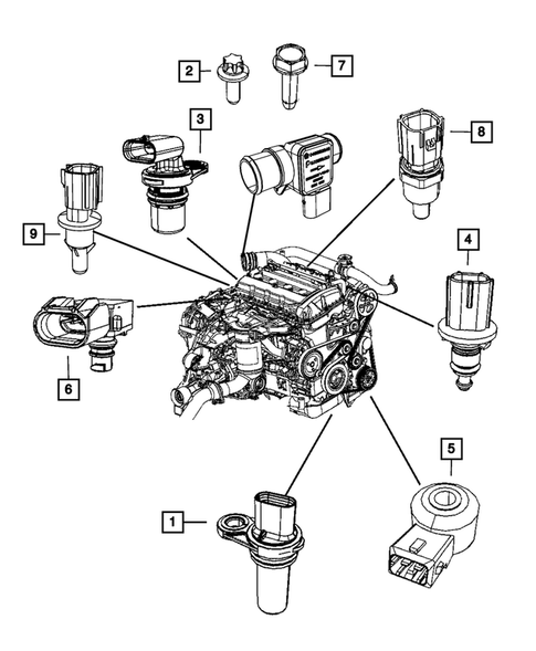 Sensors for 2015 Dodge Journey #2