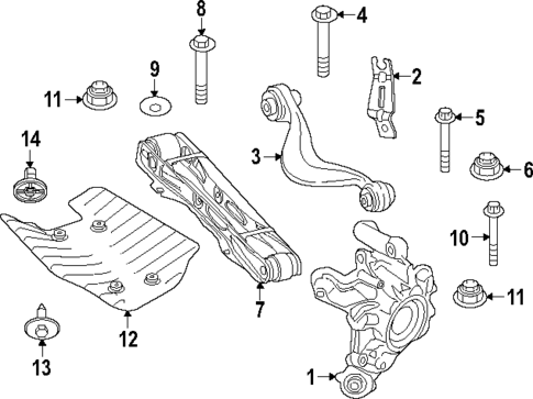 Rear Suspension for 2023 BMW i7 #1