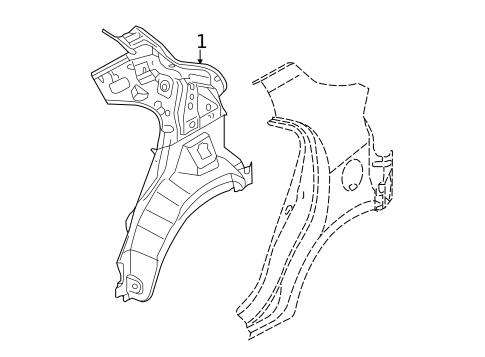 Inner Structure for 2014 Kia Rio #1