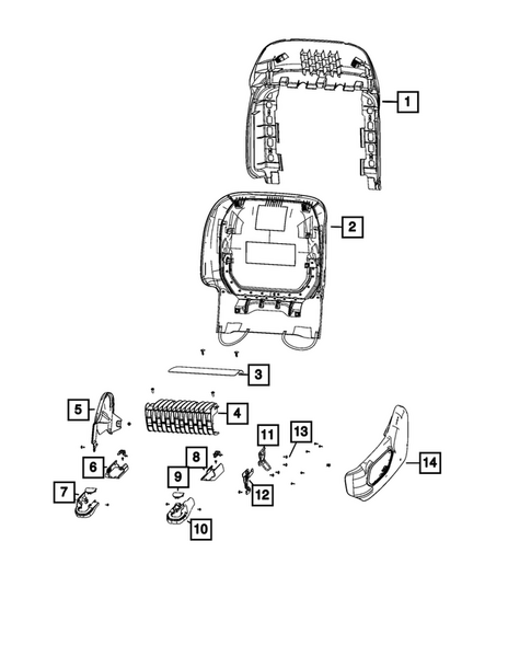 Front Seats - Adjusters, Recliners, Shields and Risers for 2025 Jeep Wagoneer S #0