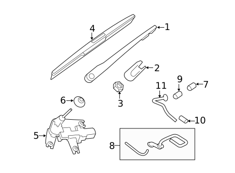 Wipers for 2016 INFINITI QX50 #1