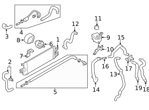 Oil Cooler for 2018 INFINITI Q50 #1