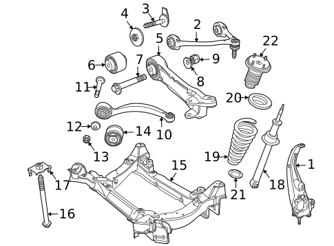 Suspension, Springs & Related Components for 2005 Jaguar S-Type #1