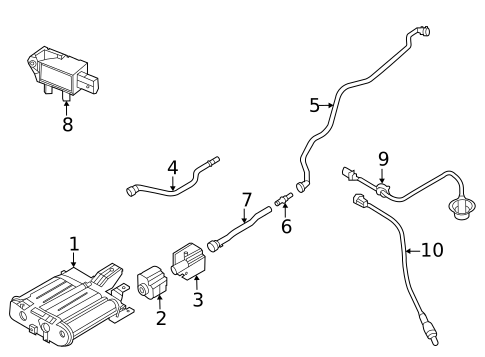 Emission Components for 2023 Hyundai Santa Fe #0
