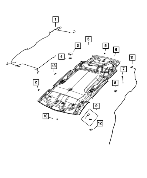 Headliners - Visors - Assist Straps for 2022 Jeep Cherokee #0