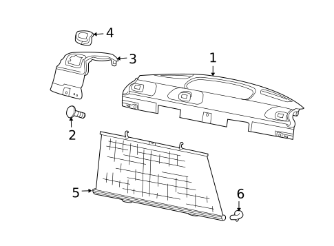 Interior Trim - Rear Body for 2005 Jaguar X-Type #0