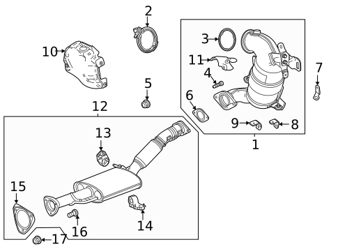 Exhaust Components for 2025 Buick Encore GX #5