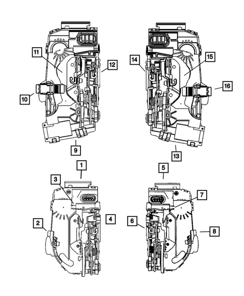 Rear Door for 2007 Dodge Caliber #1