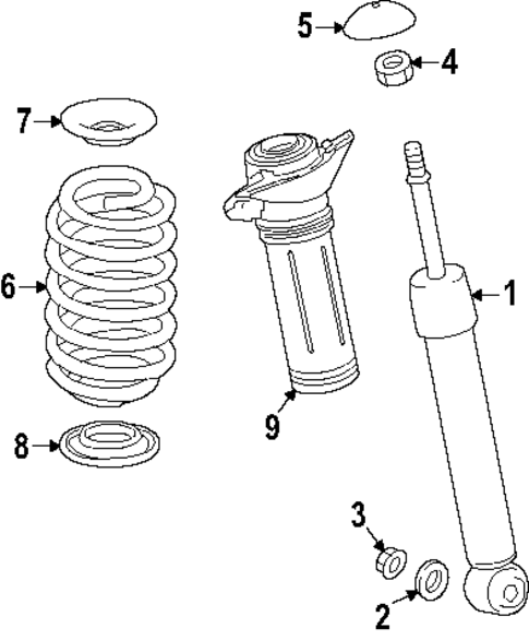 Shocks & Components for 2025 Toyota Camry #0