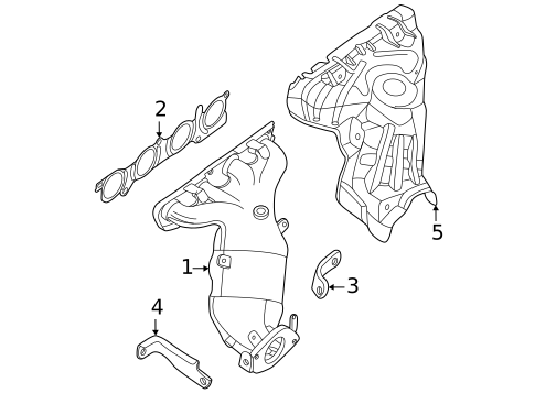 Exhaust Manifold for 2020 Nissan Versa #0