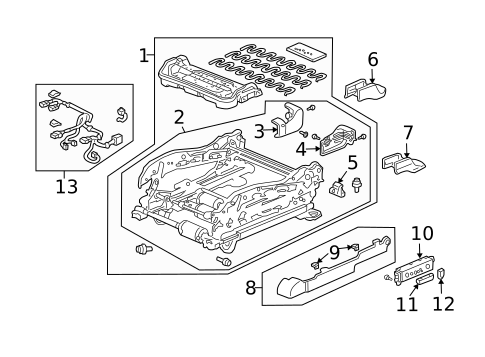 Tracks & Components for 2007 Honda Accord #3