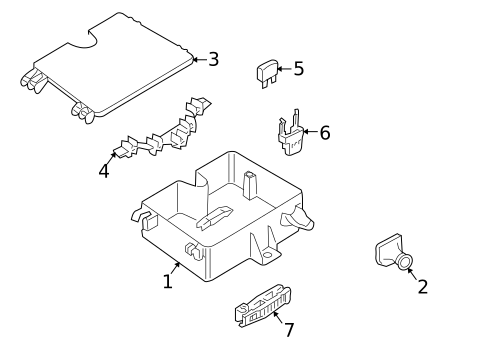 Fuse & Relay for 2005 Volkswagen Phaeton #2