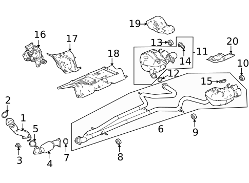 Exhaust Components for 2023 Acura TLX #0