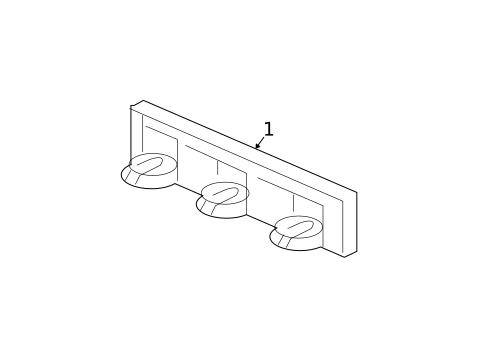 High Mounted Stop Lamp for 2015 Honda Accord #0