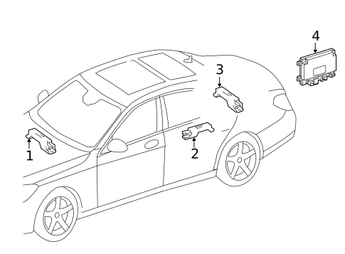 Keyless Entry Components for 2022 Mercedes-Benz C43 AMG #0
