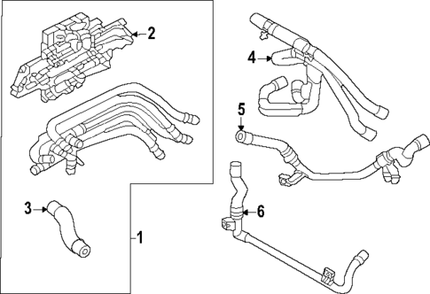 Hoses & Lines for 2025 Audi Q4 e-tron Sportback #4