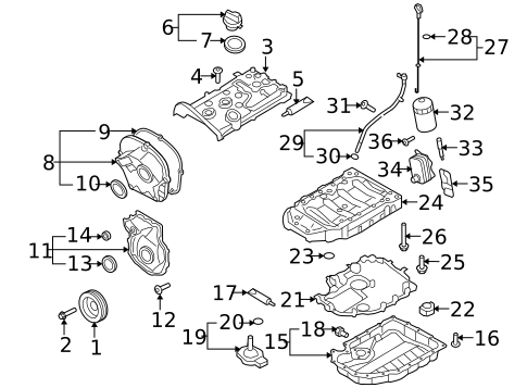 Engine Parts for 2019 Volkswagen Tiguan #18