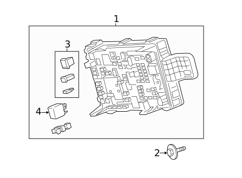 Fuse & Relay for 2019 Cadillac CT6 #2