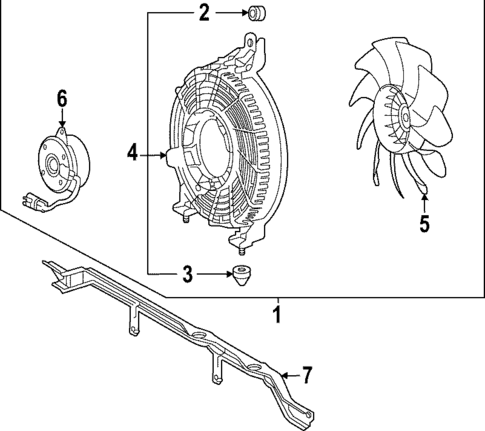 Condenser, Compressor & Lines for 2023 Lexus LX600 #1