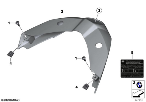 Motorcycle Trim Section, Windshield for 2019 BMW-Motorrad C 650 Sport #16