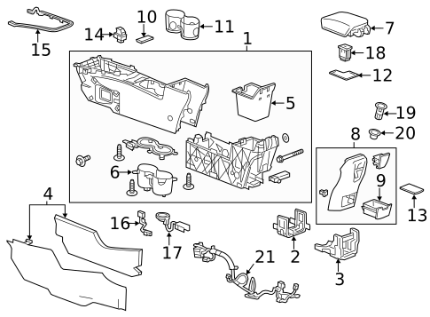 Center Console for 2016 Buick Verano #0