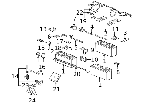 Battery for 2007 Chevrolet Silverado 1500 Classic #1