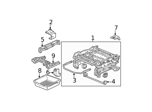 Tracks & Components for 2002 Honda CR-V #0
