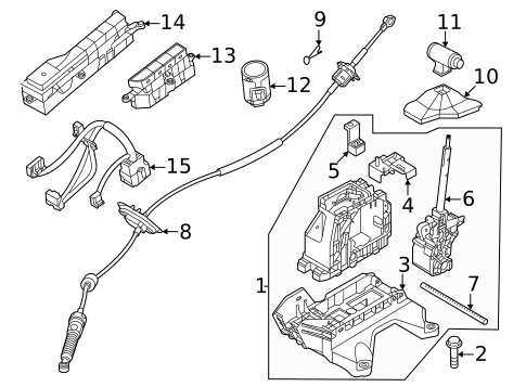 Center Console for 2023 Kia Niro #1