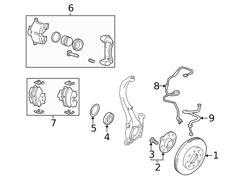 Front Brakes for 2004 Hyundai Sonata #0