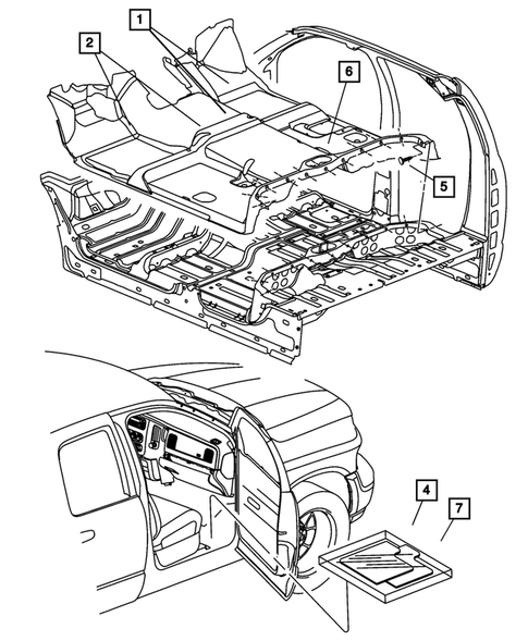 Carpets, Floor Mats, Load Floor, and Silencers for 2013 Ram 3500 #0