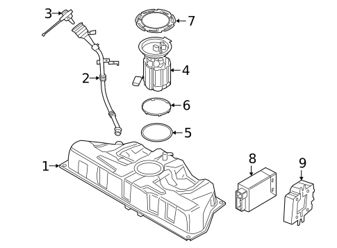 Fuel System Components for 2017 BMW i3 #0