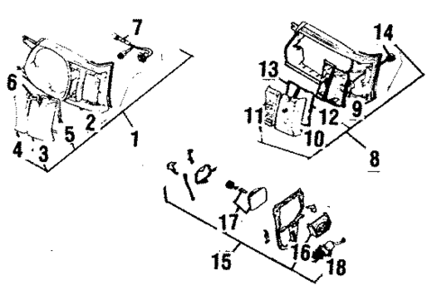 Park Lamps for 1989 Subaru DL #1