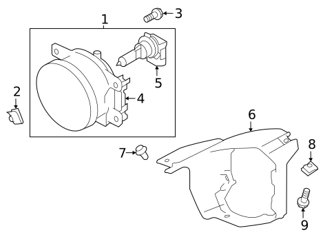 Fog Lamps for 2015 Subaru XV Crosstrek #1